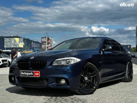 Синій БМВ 5 Серія, об'ємом двигуна 2 л та пробігом 242 тис. км за 18790 $, фото 1 на Automoto.ua