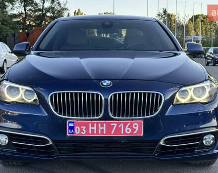 Синій БМВ 5 Серія, об'ємом двигуна 2 л та пробігом 140 тис. км за 16300 $, фото 1 на Automoto.ua