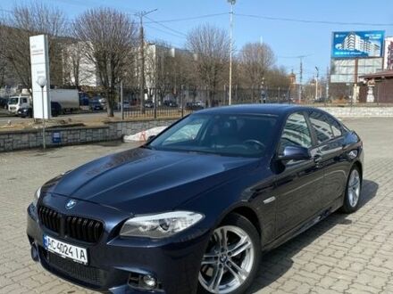 Синій БМВ 5 Серія, об'ємом двигуна 2 л та пробігом 139 тис. км за 13900 $, фото 1 на Automoto.ua