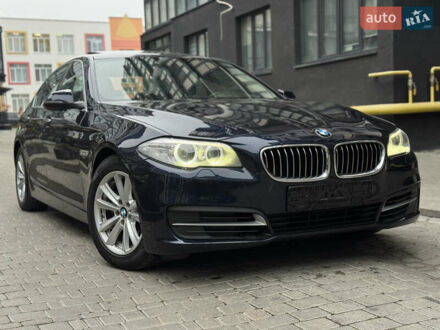 Синий БМВ 5 Серия, объемом двигателя 2 л и пробегом 220 тыс. км за 16700 $, фото 1 на Automoto.ua