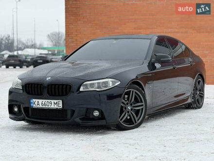 Синій БМВ 5 Серія, об'ємом двигуна 3 л та пробігом 206 тис. км за 19900 $, фото 1 на Automoto.ua