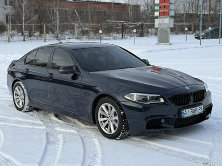 Синій БМВ 5 Серія, об'ємом двигуна 2 л та пробігом 123 тис. км за 20000 $, фото 1 на Automoto.ua