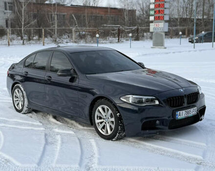Синий БМВ 5 Серия, объемом двигателя 2 л и пробегом 123 тыс. км за 20000 $, фото 1 на Automoto.ua