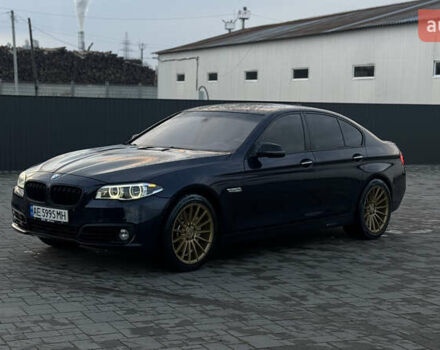 Синий БМВ 5 Серия, объемом двигателя 3 л и пробегом 388 тыс. км за 21500 $, фото 1 на Automoto.ua