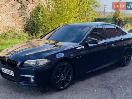 Синій БМВ 5 Серія, об'ємом двигуна 3 л та пробігом 206 тис. км за 14500 $, фото 1 на Automoto.ua
