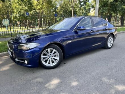 Синій БМВ 5 Серія, об'ємом двигуна 2 л та пробігом 131 тис. км за 16400 $, фото 1 на Automoto.ua