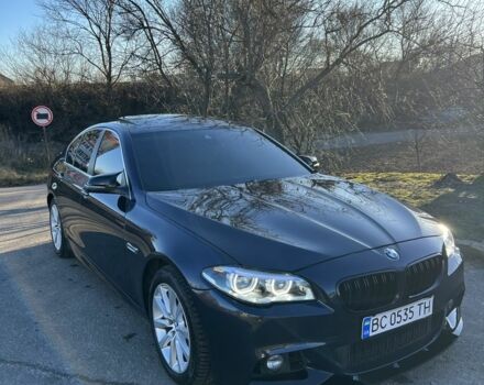 Синий БМВ 5 Серия, объемом двигателя 3 л и пробегом 145 тыс. км за 21500 $, фото 1 на Automoto.ua