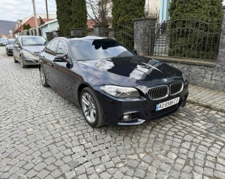 Синий БМВ 5 Серия, объемом двигателя 3 л и пробегом 212 тыс. км за 15200 $, фото 1 на Automoto.ua