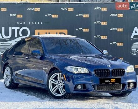 Синій БМВ 5 Серія, об'ємом двигуна 2 л та пробігом 215 тис. км за 15800 $, фото 1 на Automoto.ua