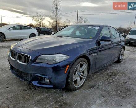 Синий БМВ 5 Серия, объемом двигателя 2 л и пробегом 162 тыс. км за 3500 $, фото 1 на Automoto.ua