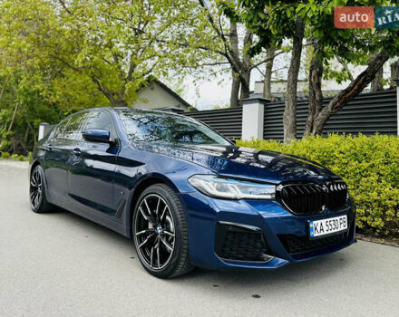 Синий БМВ 5 Серия, объемом двигателя 3 л и пробегом 169 тыс. км за 35900 $, фото 1 на Automoto.ua