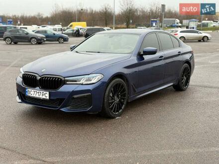 Синій БМВ 5 Серія, об'ємом двигуна 2 л та пробігом 122 тис. км за 26500 $, фото 1 на Automoto.ua