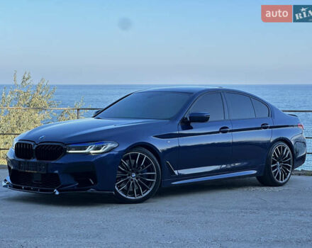 Синій БМВ 5 Серія, об'ємом двигуна 3 л та пробігом 159 тис. км за 33900 $, фото 1 на Automoto.ua