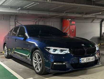 Синій БМВ 5 Серія, об'ємом двигуна 2 л та пробігом 164 тис. км за 30500 $, фото 1 на Automoto.ua