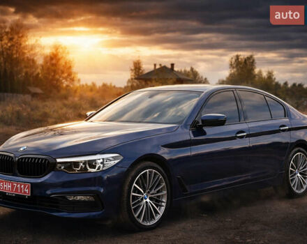 Синій БМВ 5 Серія, об'ємом двигуна 2 л та пробігом 219 тис. км за 24812 $, фото 1 на Automoto.ua