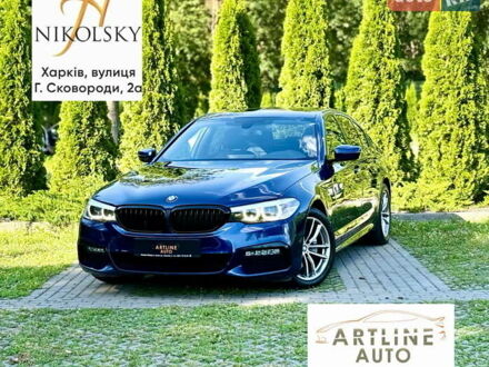 Синий БМВ 5 Серия, объемом двигателя 2 л и пробегом 146 тыс. км за 33300 $, фото 1 на Automoto.ua