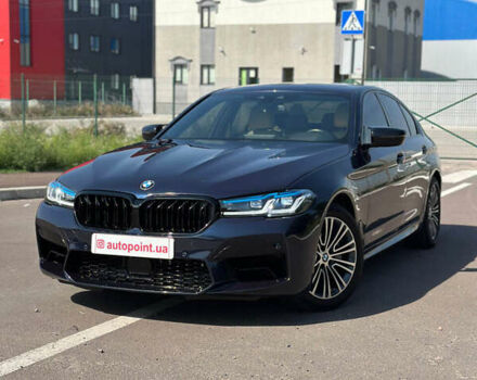 Синій БМВ 5 Серія, об'ємом двигуна 2 л та пробігом 124 тис. км за 25800 $, фото 1 на Automoto.ua