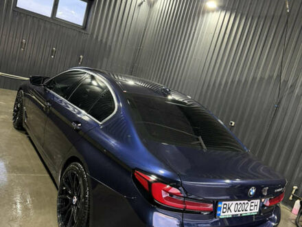 Синій БМВ 5 Серія, об'ємом двигуна 3 л та пробігом 62 тис. км за 33000 $, фото 1 на Automoto.ua