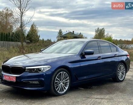 Синий БМВ 5 Серия, объемом двигателя 2 л и пробегом 219 тыс. км за 22999 $, фото 1 на Automoto.ua