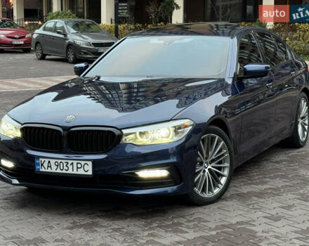 Синій БМВ 5 Серія, об'ємом двигуна 2 л та пробігом 205 тис. км за 22500 $, фото 1 на Automoto.ua