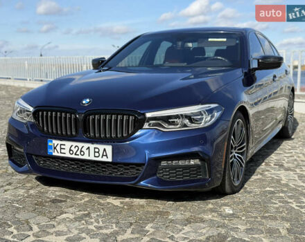 Синій БМВ 5 Серія, об'ємом двигуна 3 л та пробігом 98 тис. км за 28299 $, фото 1 на Automoto.ua