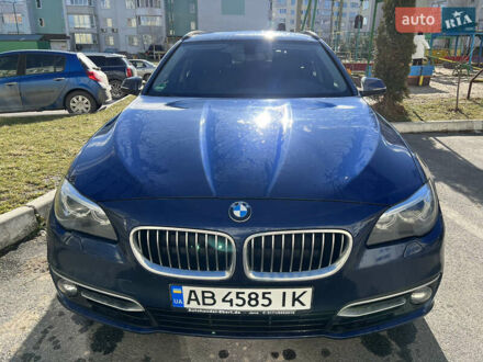 Синій БМВ 5 Серія, об'ємом двигуна 3 л та пробігом 227 тис. км за 22500 $, фото 1 на Automoto.ua