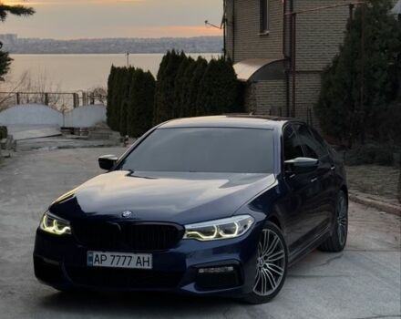 Синий БМВ 5 Серия, объемом двигателя 3 л и пробегом 95 тыс. км за 28000 $, фото 1 на Automoto.ua