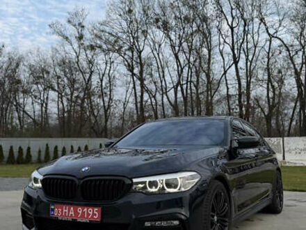 Синій БМВ 5 Серія, об'ємом двигуна 2 л та пробігом 118 тис. км за 29999 $, фото 1 на Automoto.ua