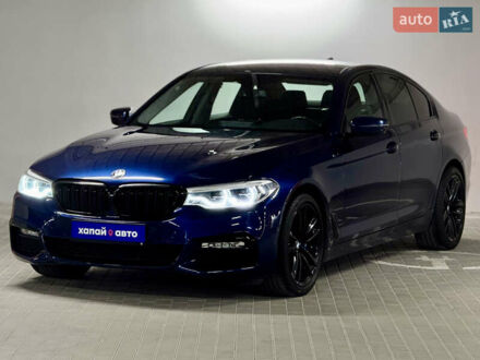 Синій БМВ 5 Серія, об'ємом двигуна 3 л та пробігом 171 тис. км за 33999 $, фото 1 на Automoto.ua