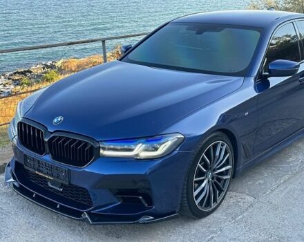Синий БМВ 5 Серия, объемом двигателя 3 л и пробегом 155 тыс. км за 33000 $, фото 1 на Automoto.ua