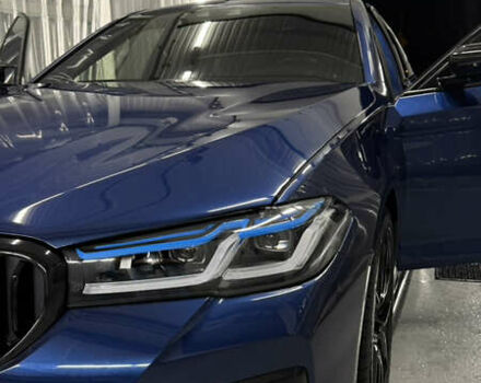 Синий БМВ 5 Серия, объемом двигателя 3 л и пробегом 118 тыс. км за 35000 $, фото 1 на Automoto.ua