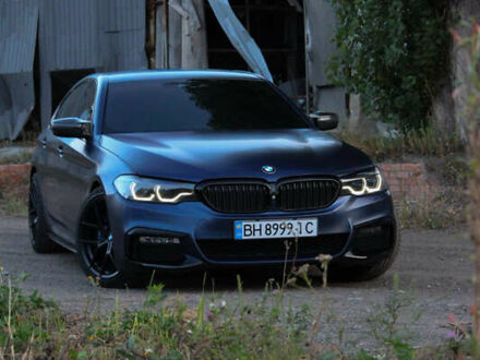 Синій БМВ 5 Серія, об'ємом двигуна 3 л та пробігом 159 тис. км за 36999 $, фото 1 на Automoto.ua