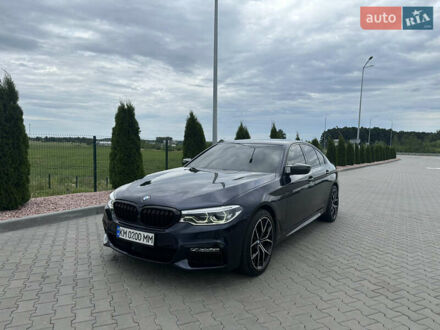 БМВ 5 Серия 2018 в Житомире на Automoto.ua Синий БМВ 5 Серия, объемом двигателя 3 л и пробегом 93 тыс. км за 40900 $, фото 1 на Automoto.ua