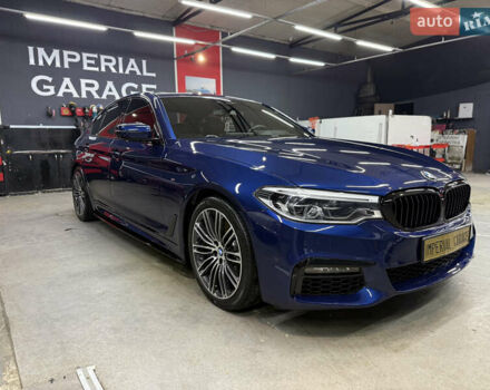 Синій БМВ 5 Серія, об'ємом двигуна 3 л та пробігом 148 тис. км за 47500 $, фото 1 на Automoto.ua
