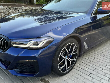 Синий БМВ 5 Серия, объемом двигателя 2 л и пробегом 57 тыс. км за 49950 $, фото 1 на Automoto.ua