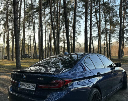 Синій БМВ 5 Серія, об'ємом двигуна 2 л та пробігом 80 тис. км за 28400 $, фото 1 на Automoto.ua