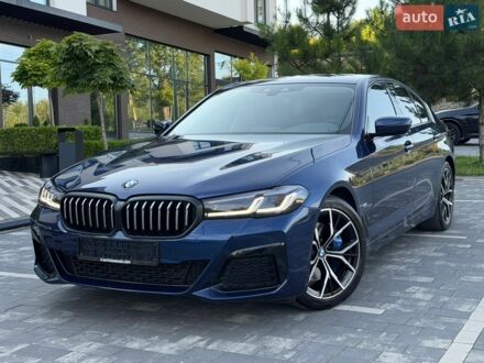 Синий БМВ 5 Серия, объемом двигателя 2 л и пробегом 60 тыс. км за 41900 $, фото 1 на Automoto.ua