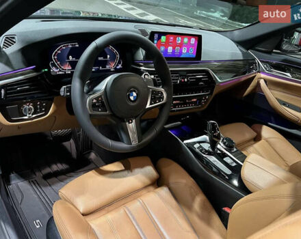 Синій БМВ 5 Серія, об'ємом двигуна 3 л та пробігом 70 тис. км за 55000 $, фото 1 на Automoto.ua