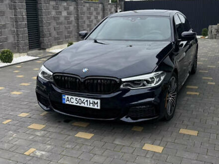 Синій БМВ 5 Серія, об'ємом двигуна 3 л та пробігом 97 тис. км за 45000 $, фото 1 на Automoto.ua