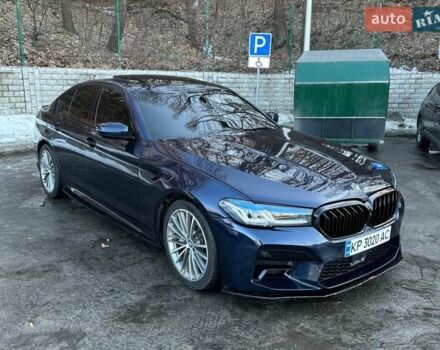 Синий БМВ 5 Серия, объемом двигателя 3 л и пробегом 77 тыс. км за 44200 $, фото 1 на Automoto.ua