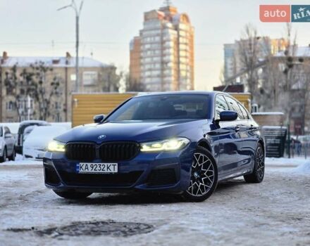 Синій БМВ 5 Серія, об'ємом двигуна 3 л та пробігом 99 тис. км за 48500 $, фото 1 на Automoto.ua