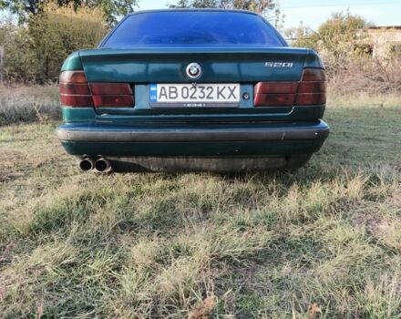Зелений БМВ 5 Серія, об'ємом двигуна 2 л та пробігом 250 тис. км за 2800 $, фото 1 на Automoto.ua