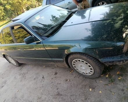 Зеленый БМВ 5 Серия, объемом двигателя 2.5 л и пробегом 135 тыс. км за 2200 $, фото 1 на Automoto.ua