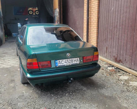 Зеленый БМВ 5 Серия, объемом двигателя 2.5 л и пробегом 400 тыс. км за 2500 $, фото 2 на Automoto.ua