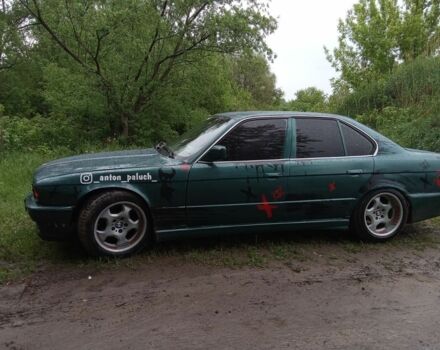 Зеленый БМВ 5 Серия, объемом двигателя 2 л и пробегом 450 тыс. км за 3000 $, фото 3 на Automoto.ua