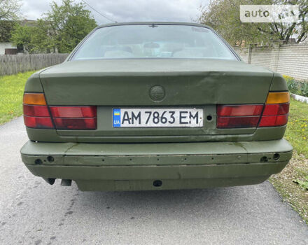 Зеленый БМВ 5 Серия, объемом двигателя 2.5 л и пробегом 333 тыс. км за 1400 $, фото 2 на Automoto.ua