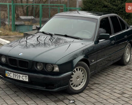 Зеленый БМВ 5 Серия, объемом двигателя 2.5 л и пробегом 467 тыс. км за 3900 $, фото 2 на Automoto.ua