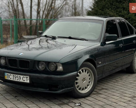 Зеленый БМВ 5 Серия, объемом двигателя 2.5 л и пробегом 467 тыс. км за 3900 $, фото 1 на Automoto.ua