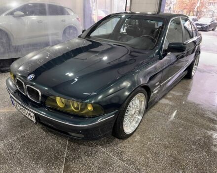 Зеленый БМВ 5 Серия, объемом двигателя 3.4 л и пробегом 355 тыс. км за 9000 $, фото 1 на Automoto.ua