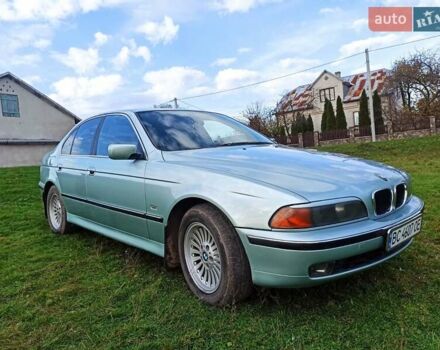 Зеленый БМВ 5 Серия, объемом двигателя 2.5 л и пробегом 315 тыс. км за 5500 $, фото 1 на Automoto.ua